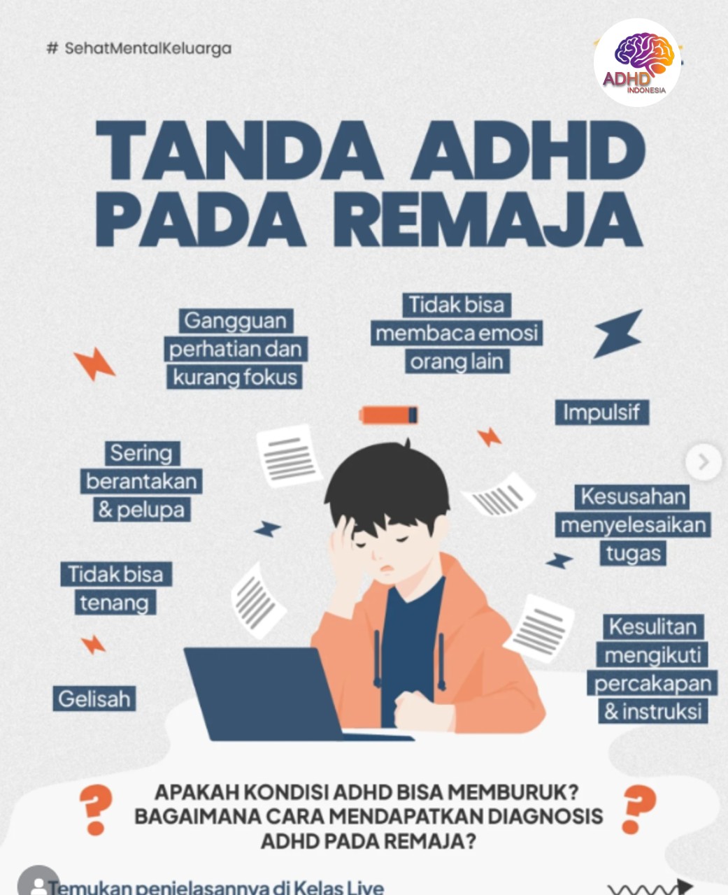 Screening ADHD Non-Diagnostik: Edukasi Awal bagi Orang Tua di Kabupaten Simeulue