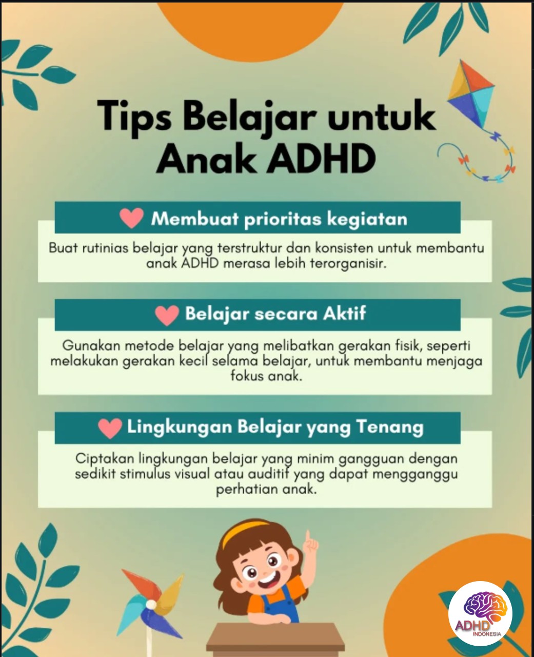 Strategi Belajar yang Cocok untuk Anak ADHD di Kabupaten Simeulue